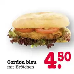 E-Center Cordon bleu mit brötchen Angebot