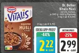 Edeka Dr. oetker vitalis müsli Angebot