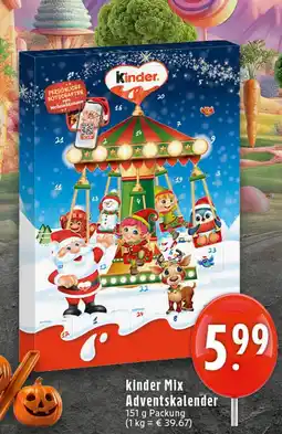 Edeka Kinder mix adventskalender Angebot