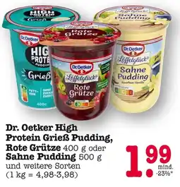 E-Center Dr. oetker high protein grieß pudding Angebot