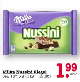 E-Center Milka nussini riegel Angebot