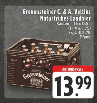Edeka Grevensteiner c. & a. veltins naturtrübes landbier Angebot