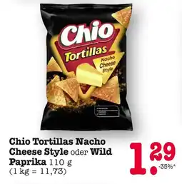 E-Center Chio tortillas nacho cheese style Angebot