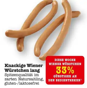 E-Center Knackige wiener würstchen lang Angebot