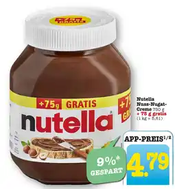 E-Center Nutella nuss-nougat-creme Angebot