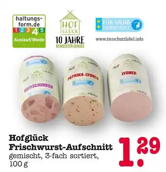 E-Center Hofglück frischwurst-aufschnitt Angebot