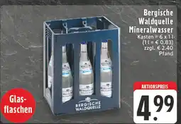 Edeka Bergische waldquelle mineralwasser Angebot