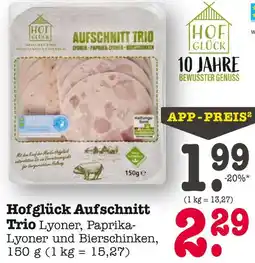E-Center Hofglück aufschnitt trio lyoner Angebot