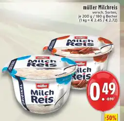 Edeka Müller milchreis klassik Angebot