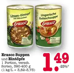 E-Center Erasco suppen und eintöpfe Angebot