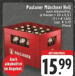 Edeka Paulaner münchner hell Angebot