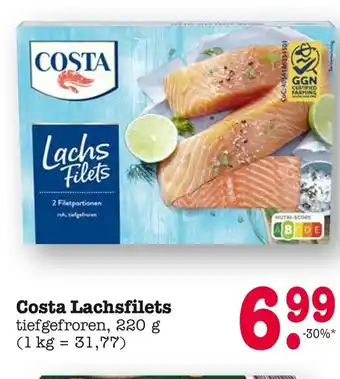 E-Center Costa lachsfilets Angebot