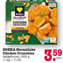 E-Center Edeka herzstücke chicken crunchies Angebot