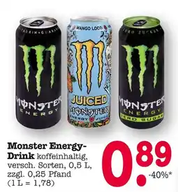 E-Center Monster monster energy drink Angebot