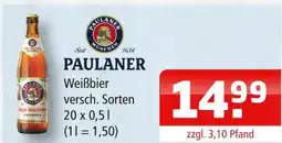Getränke Oase Paulaner weißbier Angebot