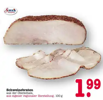 E-Center Scheck-in manufaktur schweinebraten Angebot