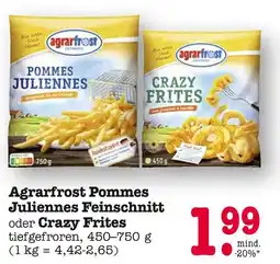 E-Center Agrarfrost pommes juliennes feinschnitt Angebot