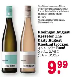 E-Center August kesseler rheingau august kesseler the daily august riesling trocken Angebot