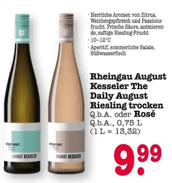 E-Center August kesseler rheingau august kesseler the daily august riesling trocken Angebot