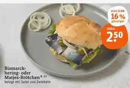 tegut Bismarckhering- oder matjes-brötchen Angebot