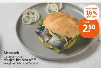 tegut Bismarckhering- oder matjes-brötchen Angebot
