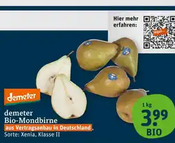 tegut Demeter bio-mondbirne Angebot