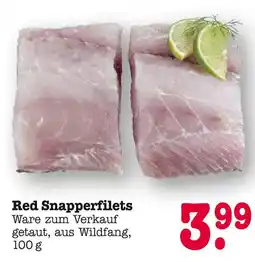 E-Center Red snapperfilets Angebot