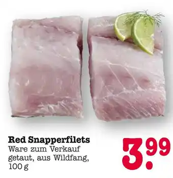 E-Center Red snapperfilets Angebot