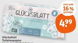 tegut Glücksblatt toilettenpapier Angebot