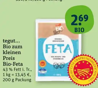 tegut Tegut... bio-feta Angebot