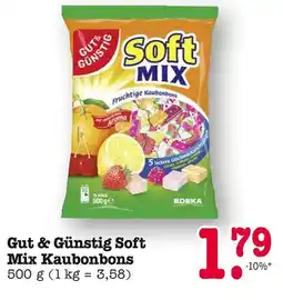 E-Center Gut & günstig soft mix kaubonbons Angebot