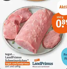 tegut Tegut... landprimus schweinerücken Angebot