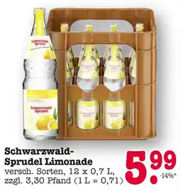 E-Center Schwarzwald-sprudel limonade Angebot
