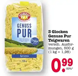 E-Center 3 glocken genuss pur teigwaren Angebot