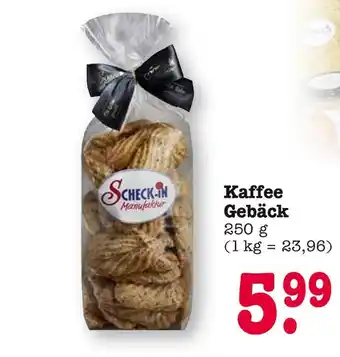 E-Center Scheck-in manufaktur kaffee gebäck Angebot