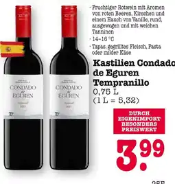 E-Center Kastilien condado de eguren tempranillo Angebot