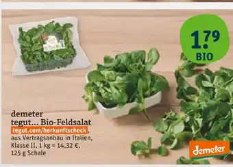 tegut Demeter tegut... bio-feldsalat Angebot