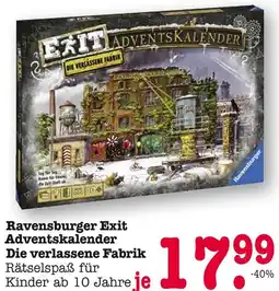 E-Center Ravensburger exit adventskalender die verlassene fabrik Angebot