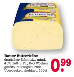 E-Center Bauer butterkäse Angebot