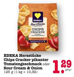 E-Center Edeka herzstücke chips cracker pikanter tomatengeschmack Angebot