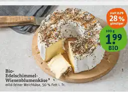 tegut Bio-edelschimmel-wiesenblumenkäse Angebot