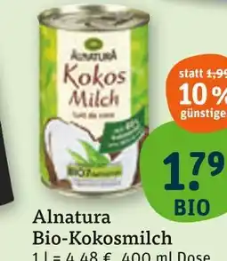 tegut Alnatura bio-kokosmilch Angebot
