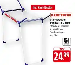 E-Center Leifheit standtrockner pegasus 150 slim Angebot