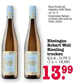 E-Center Robert weil rheingau riesling trocken Angebot