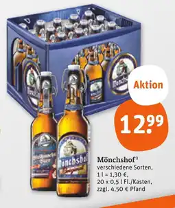 tegut Mönchshof bier Angebot