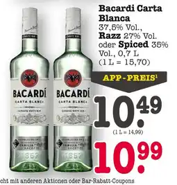 E-Center Bacardi carta blanca Angebot