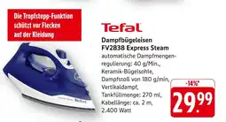 E-Center Tefal dampfbügeleisen fv2838 express steam Angebot