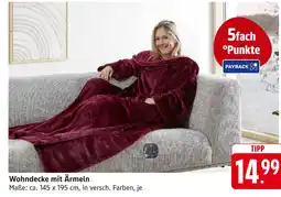 E-Center Wohndecke mit ärmeln Angebot