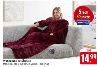 E-Center Wohndecke mit ärmeln Angebot