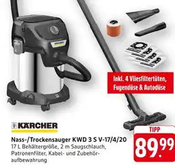 E-Center Kärcher nass-/trockensauger kwd 3 s v-17/4/20 Angebot